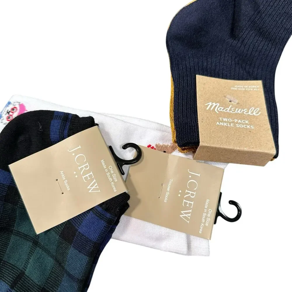 Bundle of 4 Pair of Socks Women J Crew Madewell